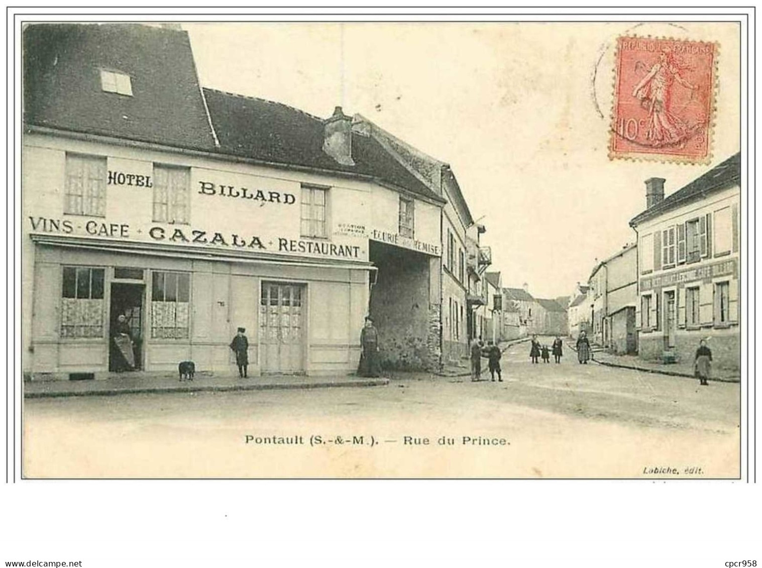 77.PONTAULT.RUE DU PRINCE.CAFE GAZALA.BILLARD - Pontault Combault