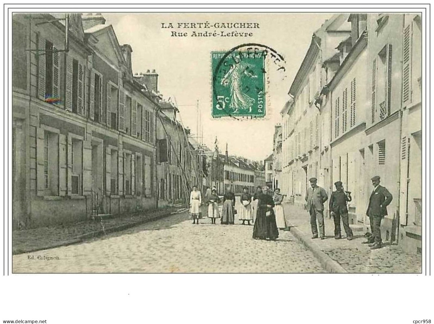 77.LA FERTE-GAUCHER.RUE ANDRE-LEFEVRE.PLIE - La Ferte Gaucher