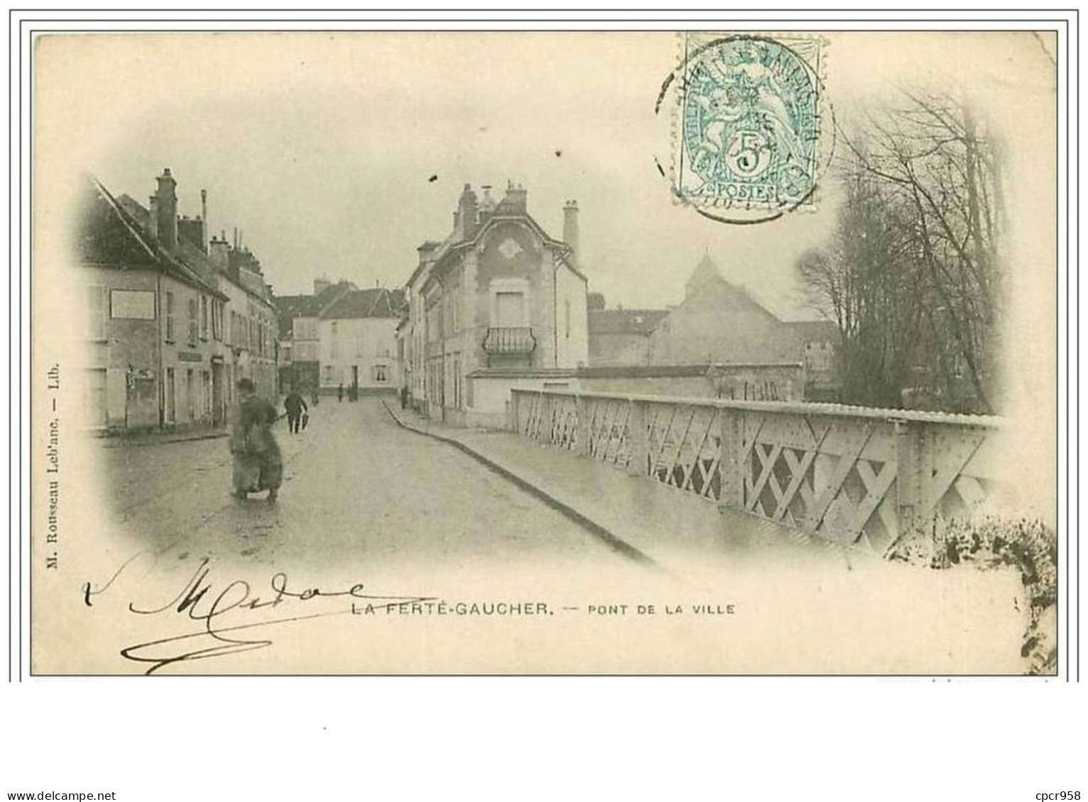 77.LA FERTE GAUCHER.PONT DE LA VILLE - La Ferte Gaucher