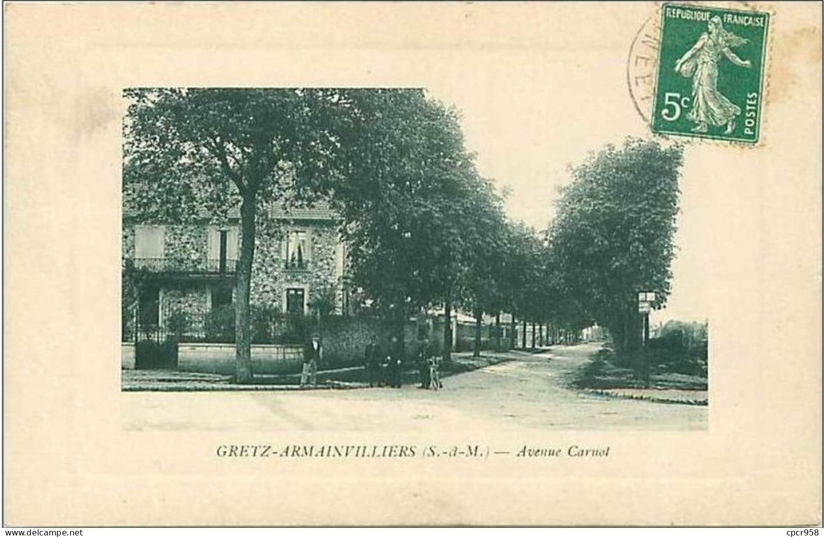 77.GRETZ ARMAINVILLIERS.AVENUE CARNOT.RARE - Gretz Armainvilliers