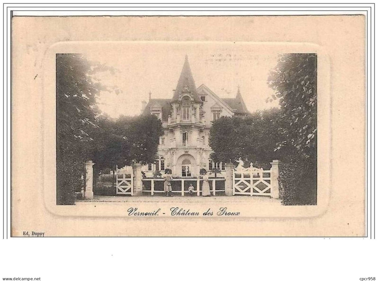 78.VERNEUIL.CHATEAU DES GROUX. - Verneuil Sur Seine