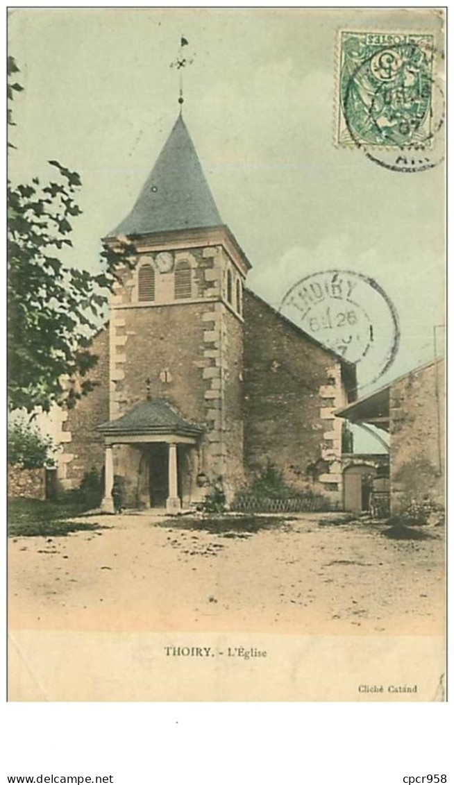 78.THOIRY.n°270.L'EGLISE.CORNE - Thoiry