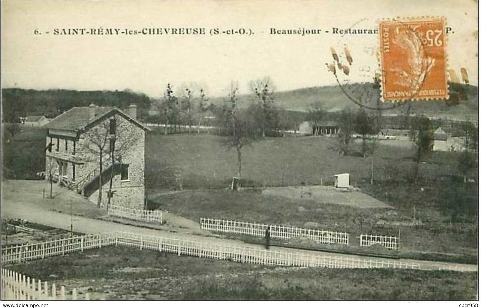 78.ST REMY LES CHEVREUSE.BEAUSEJOUR.REST AURANT....TACHE - St.-Rémy-lès-Chevreuse