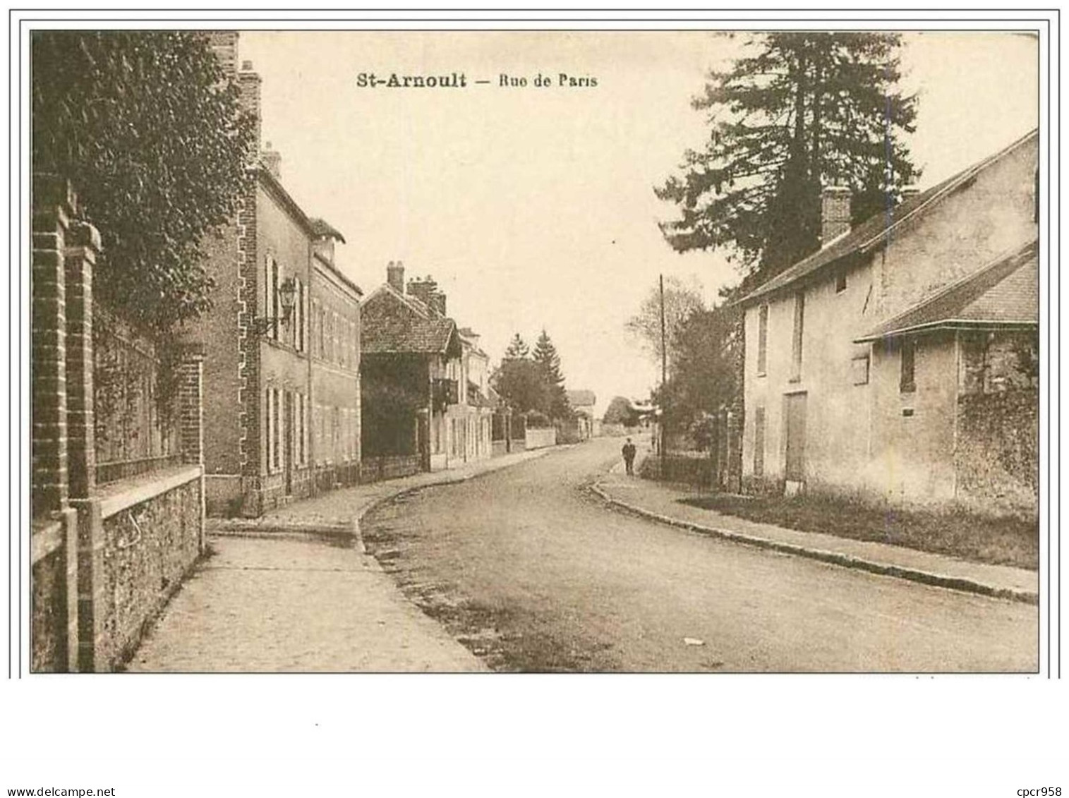 78.ST ARNOULT.RUE DE PARIS - St. Arnoult En Yvelines