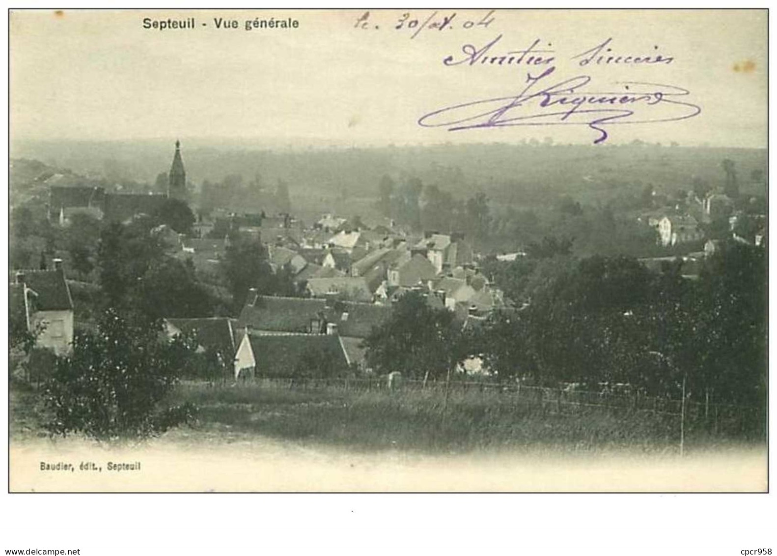 78.SEPTEUIL.n°29.VUE GENERALE - Septeuil