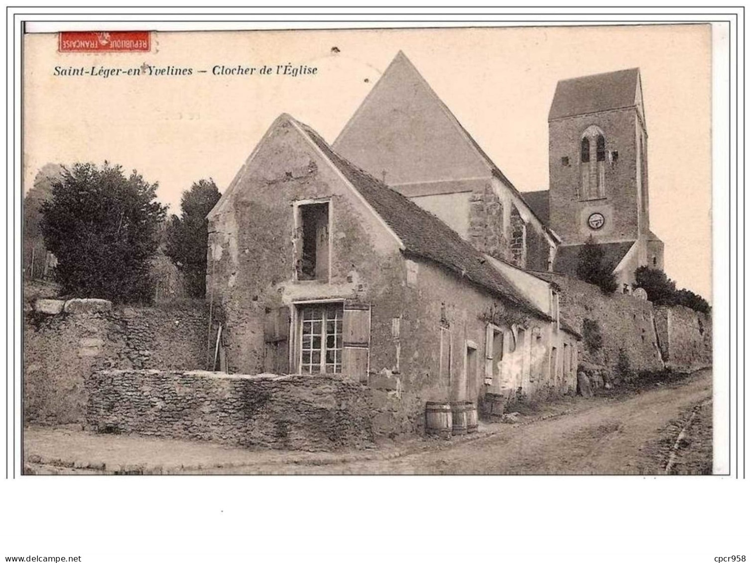 78.SAINT-LEGER-EN-YVELINE S.CLOCHER DE L'EGLISE. - St. Leger En Yvelines