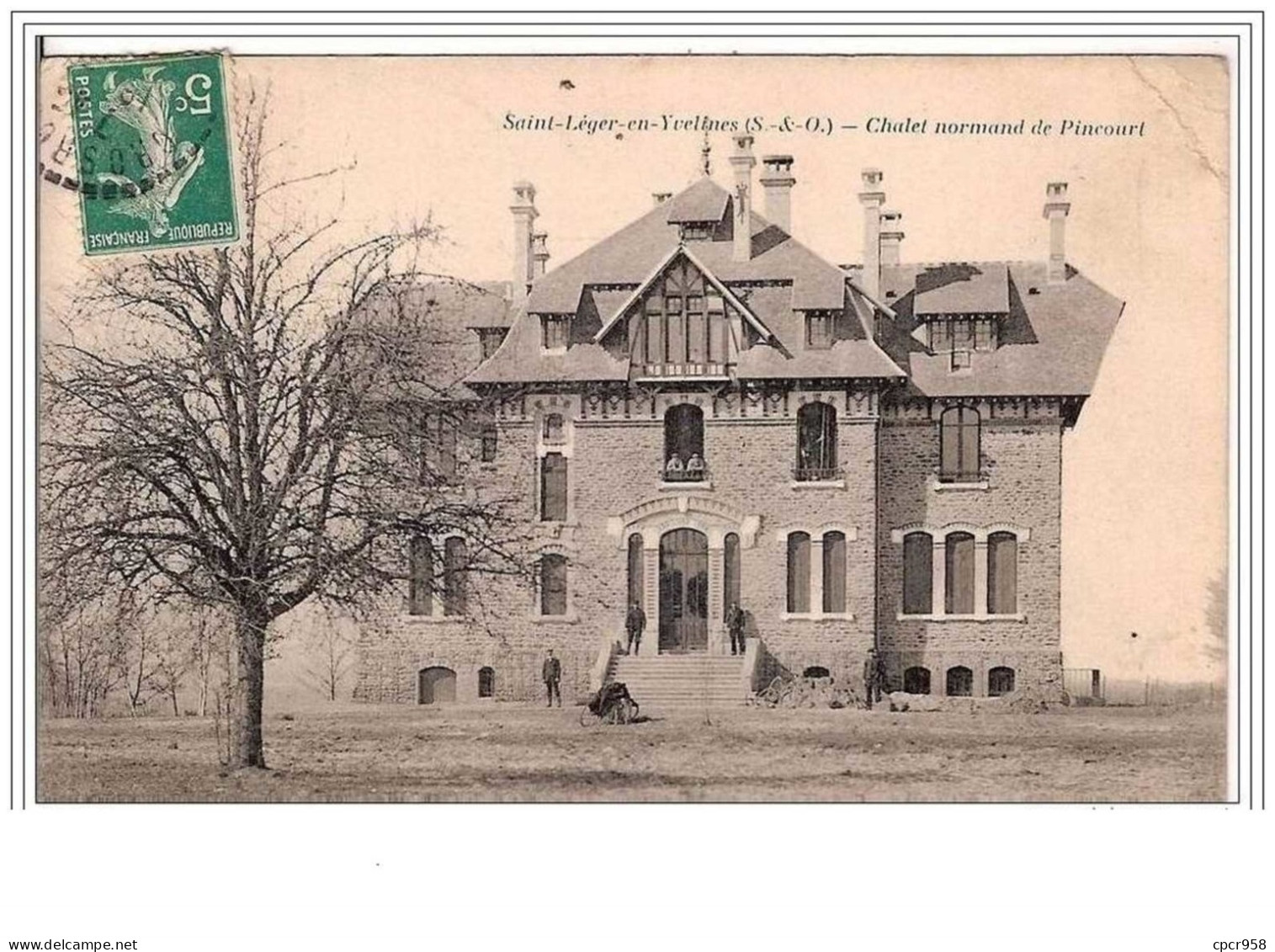 78.SAINT-LEGER-EN-YVELINE S.CHALET NORMAND DE PINCOURT. - St. Leger En Yvelines