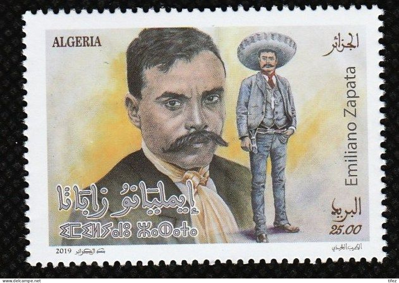 Année 2019-N°1841 Neuf**/MNH : Centenaire De La Disparition D'Emiliano ZAPATA - Algeria (1962-...)