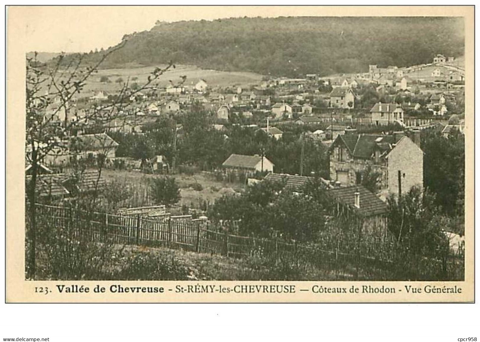 78.SAINT REMY LES CHEVREUSES.n°5983.COTEAUX DE RHODON.VUE GENERALE - St.-Rémy-lès-Chevreuse