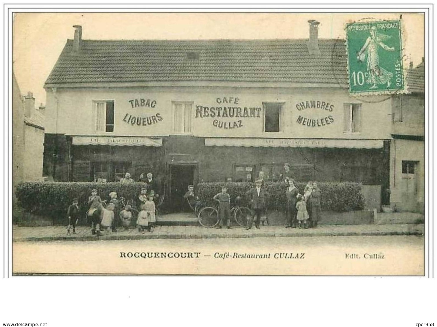 78.ROCQUENCOURT.CAFE-REST AURANT CULLAZ - Rocquencourt