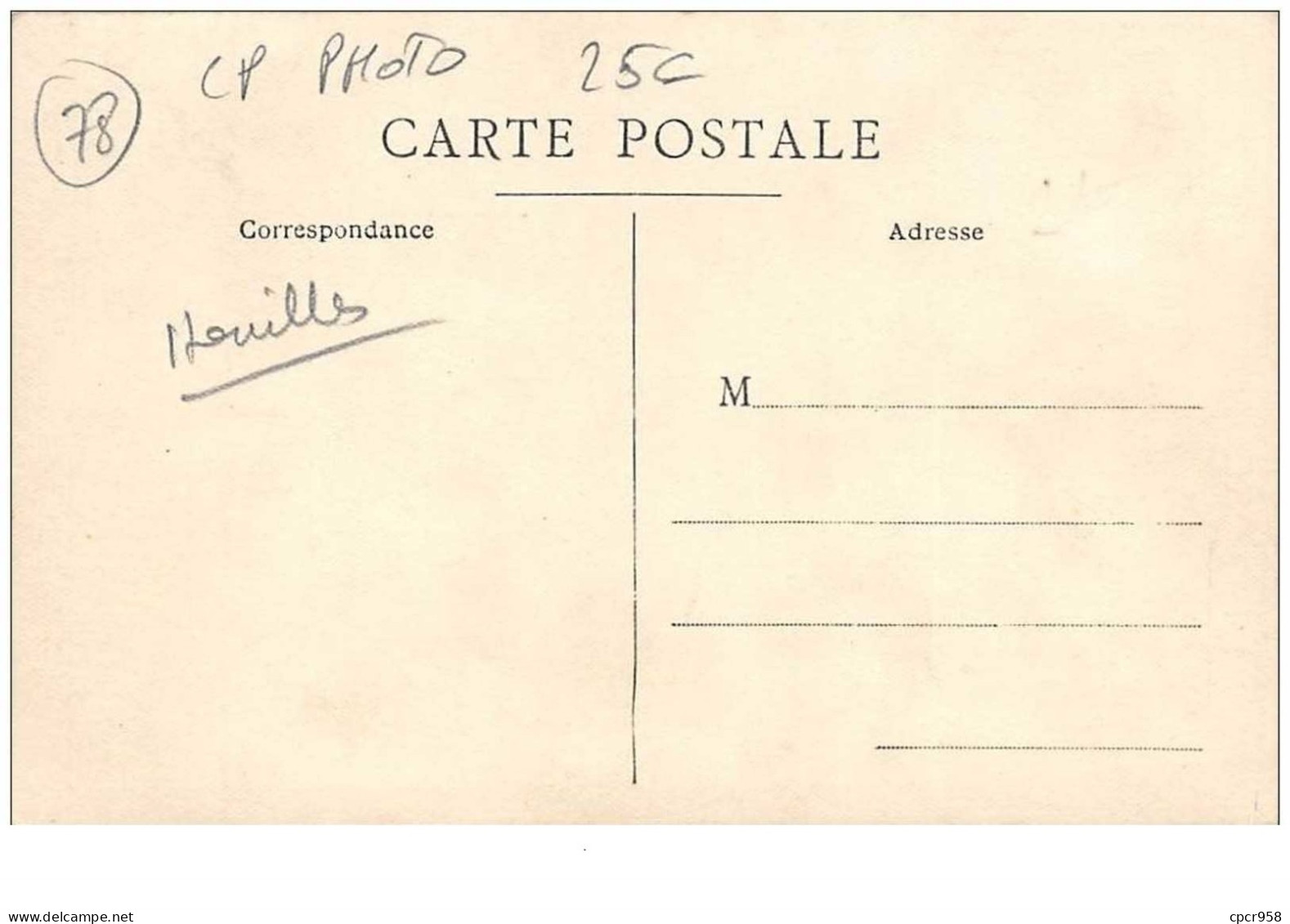 78  . N° 45116 . Houilles.carte Photo - Houilles