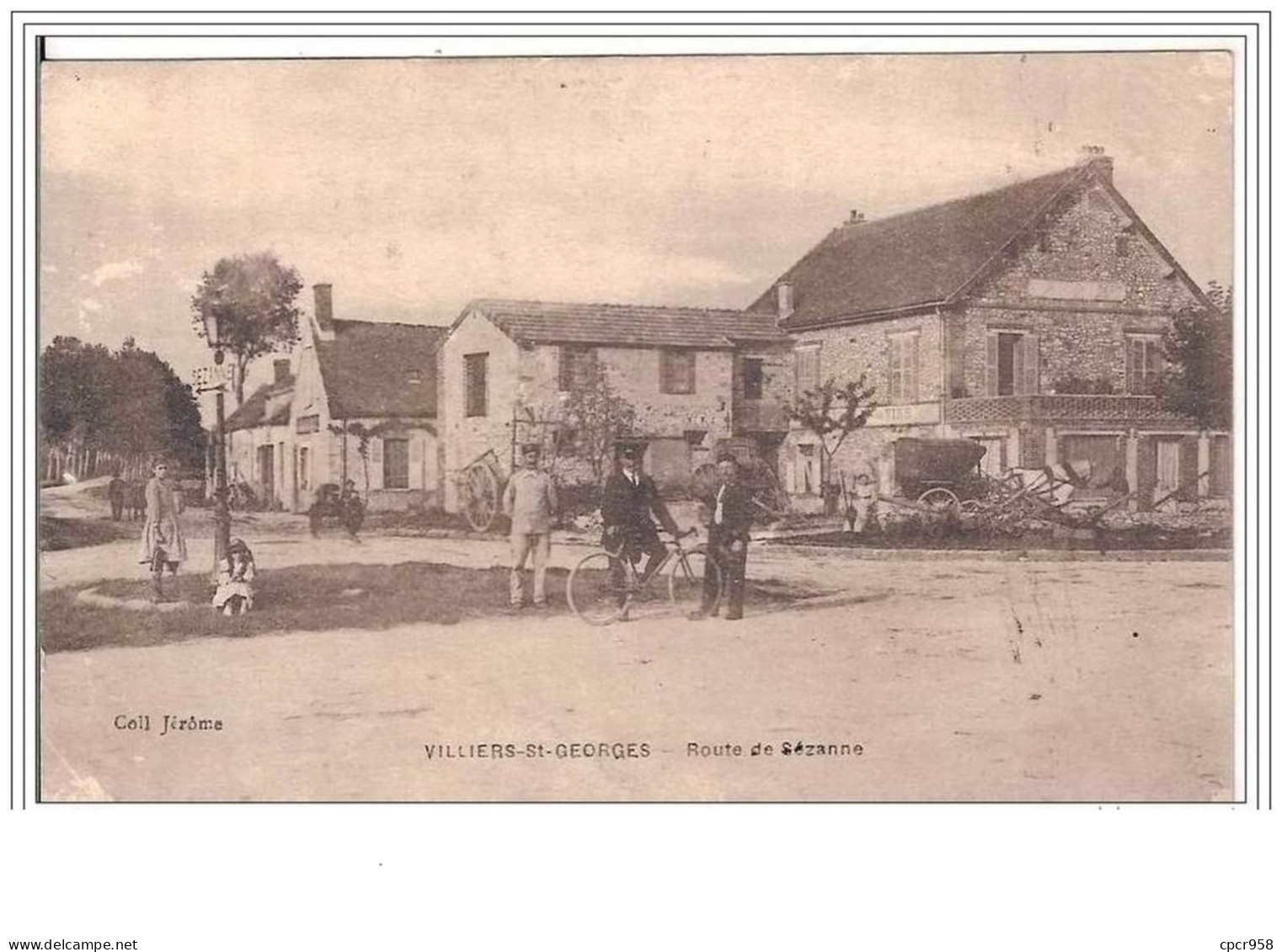 77.VILLIERS-ST-GEORGES.RO UTE DE SEZANNE. - Villiers Saint Georges