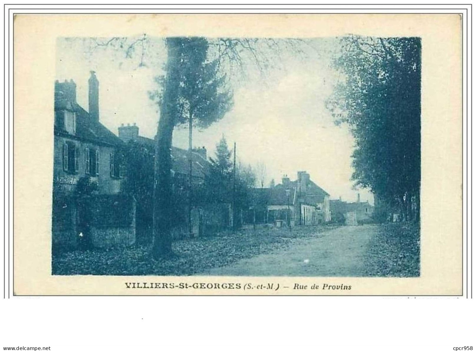 77.VILLIERS ST GEORGES.RUE DE PROVINS - Villiers Saint Georges