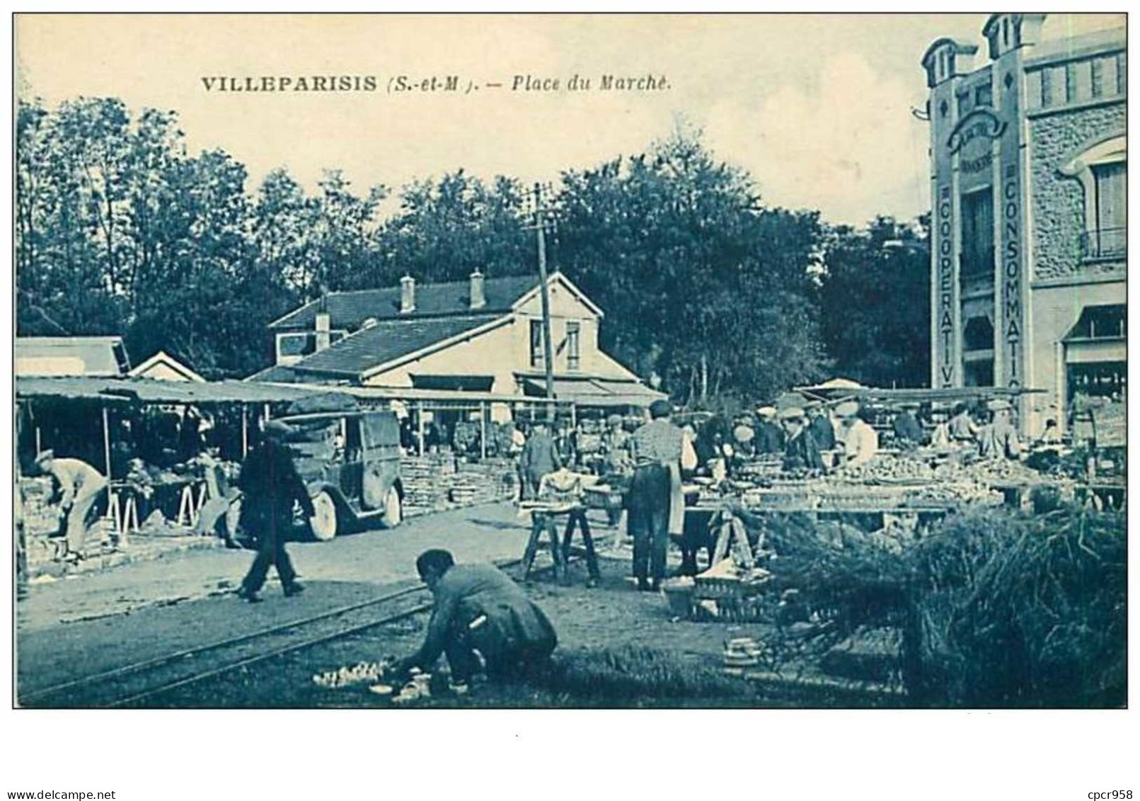 77.VILLEPARISIS.n°5952.PLACE DU MARCHE - Villeparisis