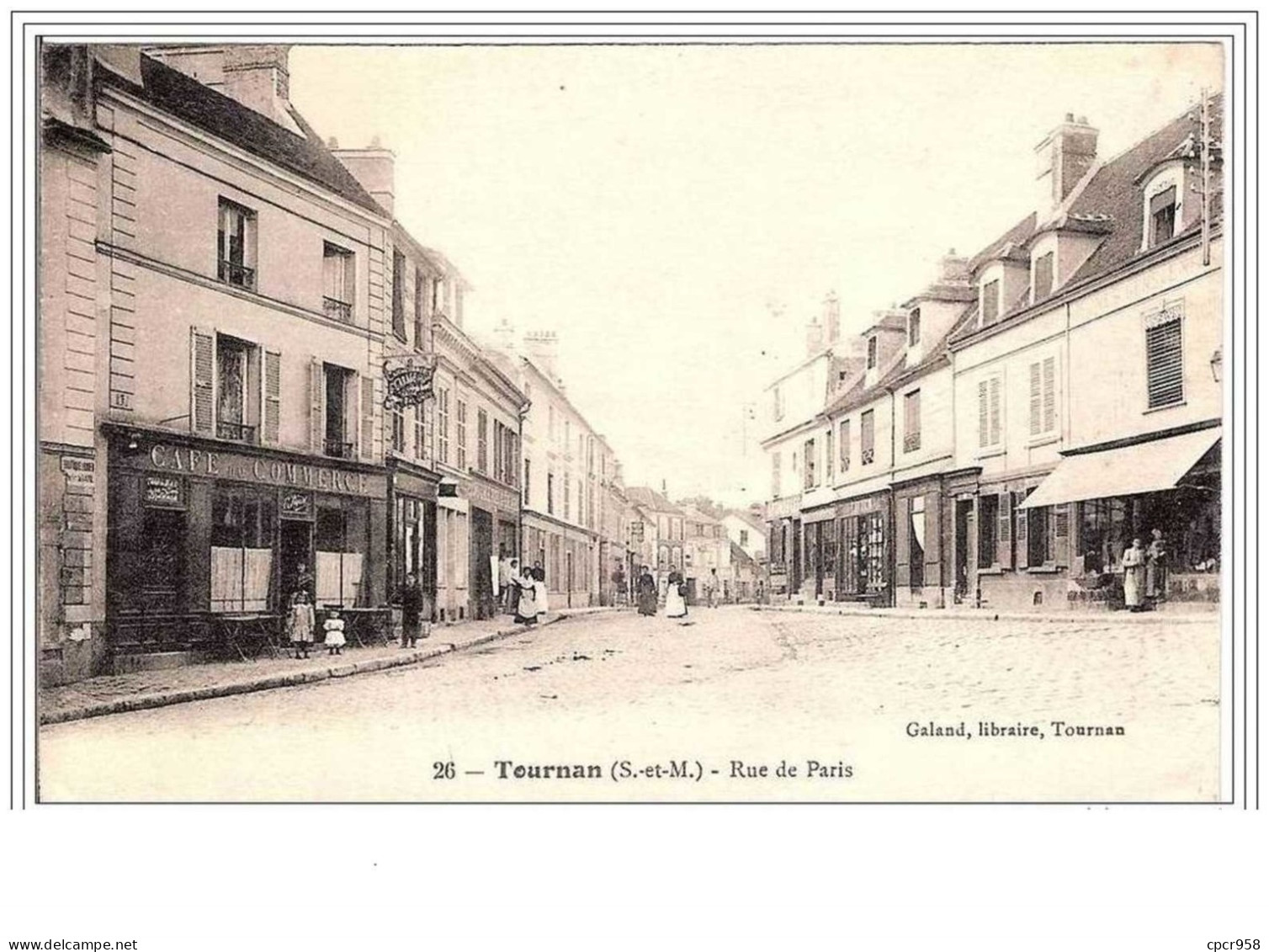 77.TOURNAN.RUE DE PARIS. - Tournan En Brie