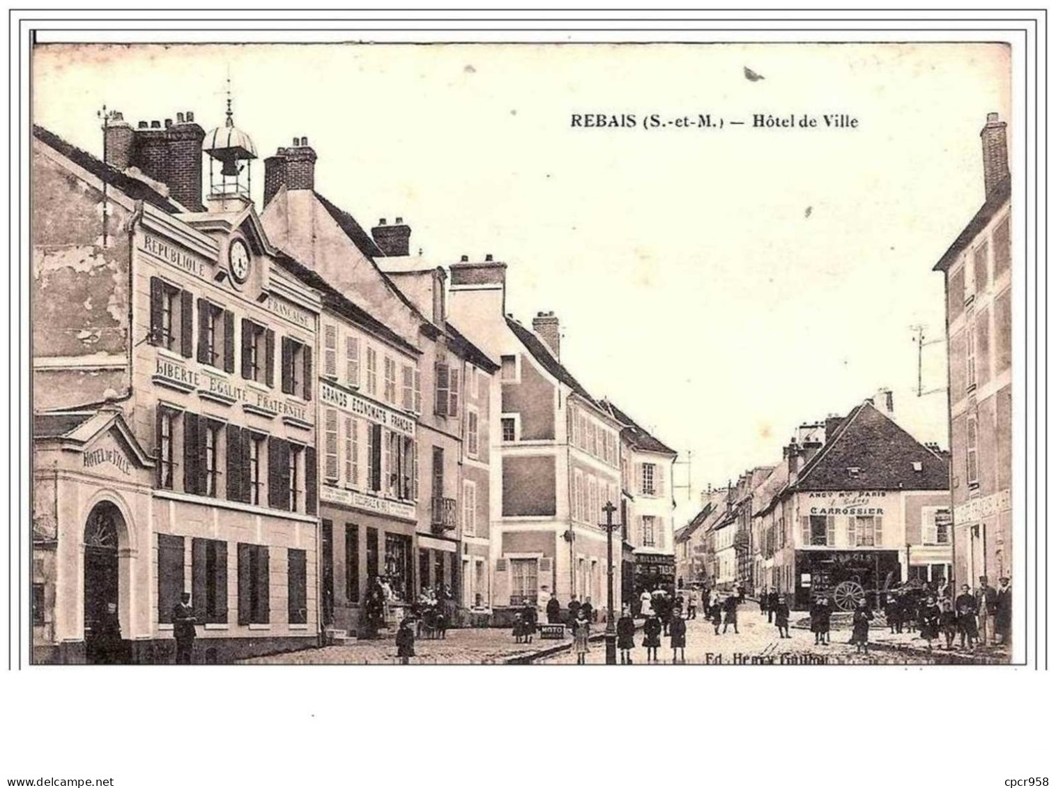 77.REBAIS.HOTEL DE VILLE. - Rebais