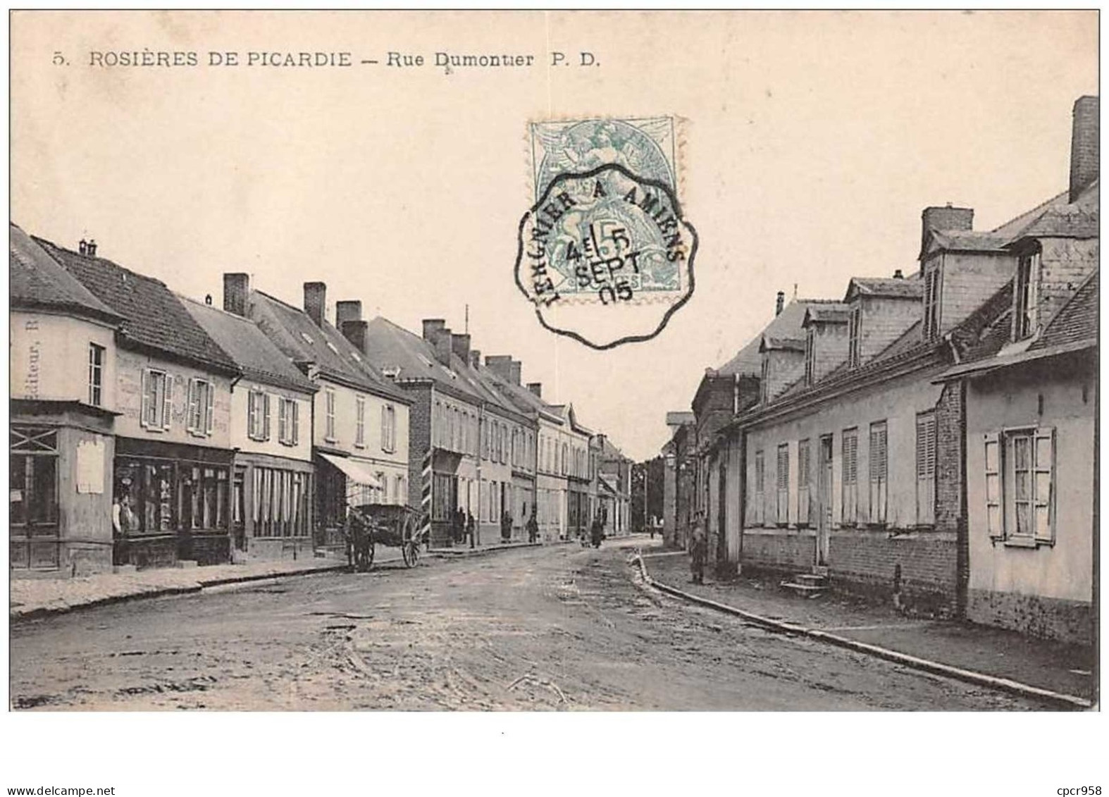 80 . N° 49186 . Rosieres De Picadie . Rue Dumontier - Rosieres En Santerre