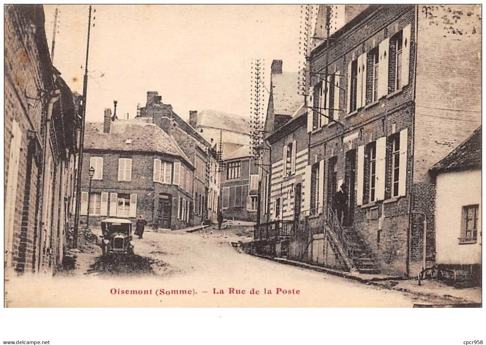 80 . N° 47071 . Oisemont . La Rue De La Poste. - Oisemont