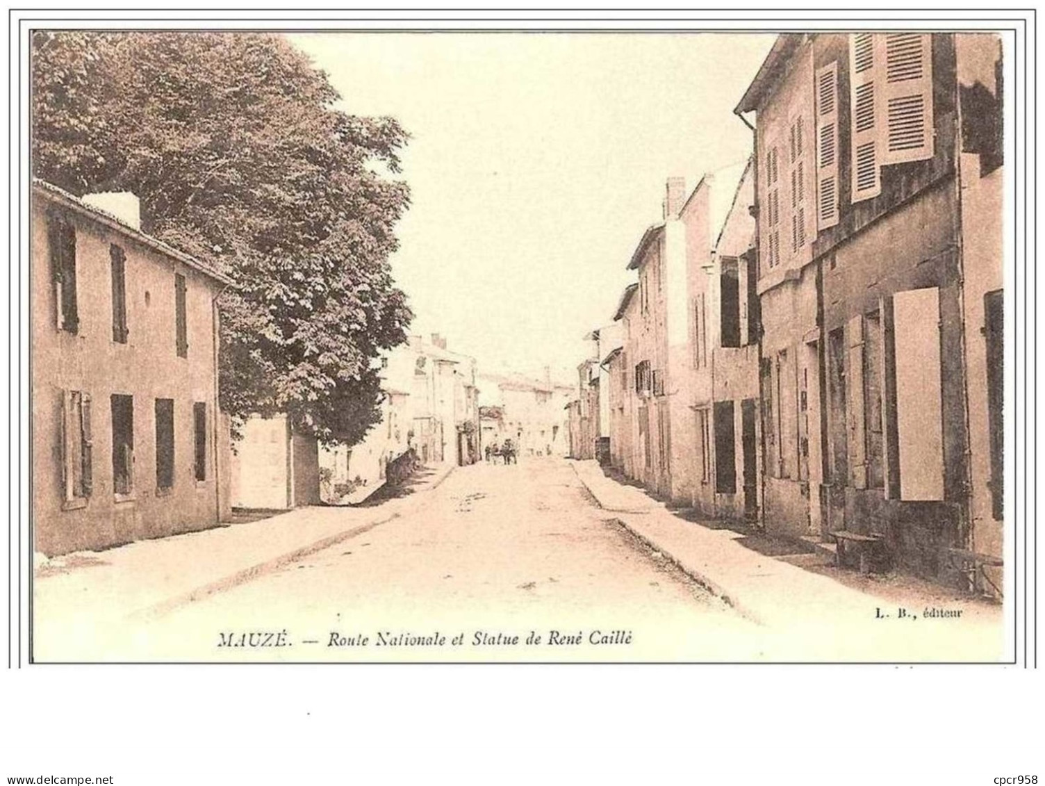 79.MAUZE.ROUTE NATIONALE . - Mauze Sur Le Mignon