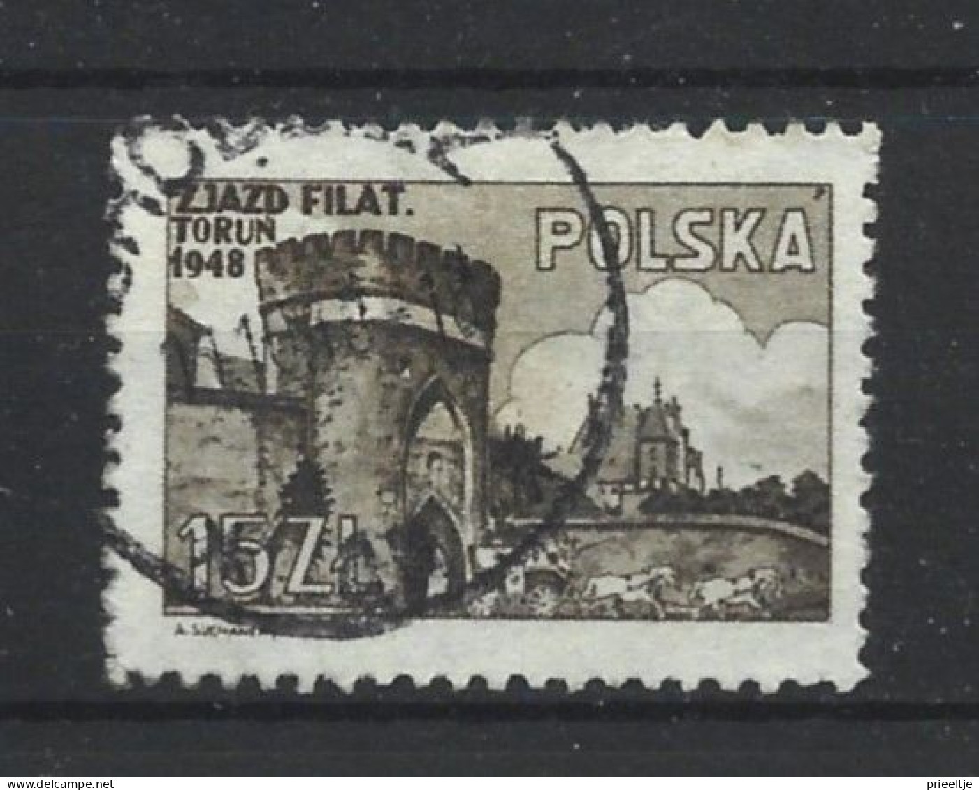 Poland 1948 Torun Philatelic Congress Y.T. 527 (0) - Used Stamps