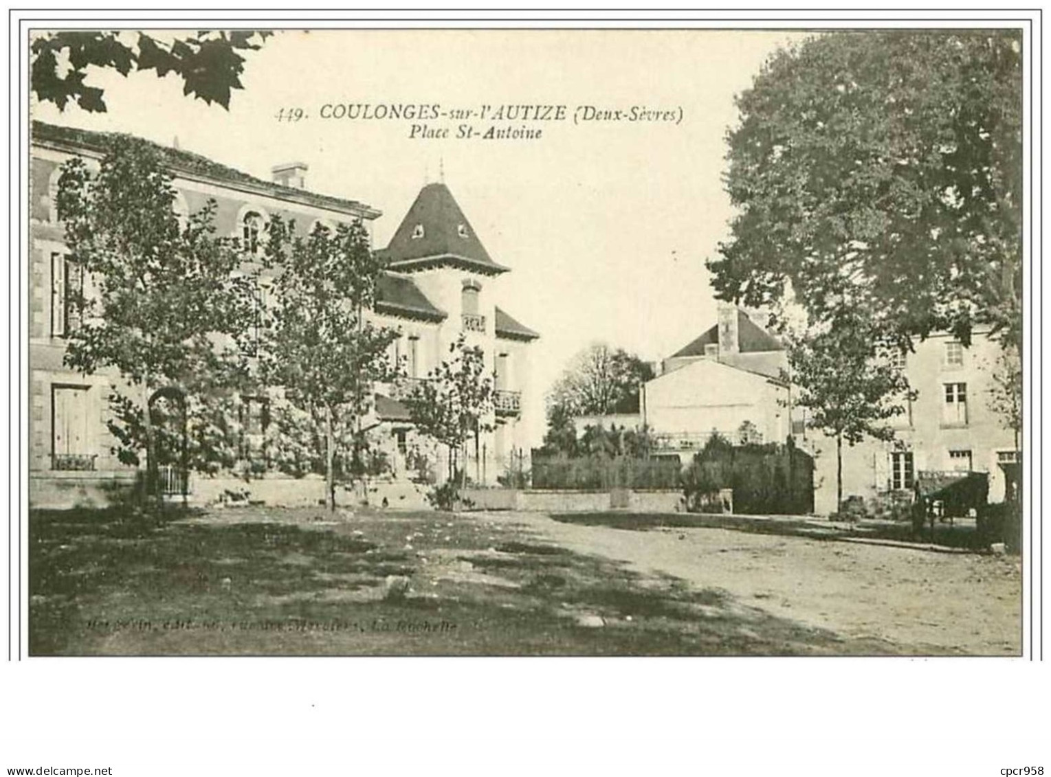 79.COULONGES SUR L&amp;acute AUTIZE.PLACE ST ANTOINE - Coulonges-sur-l'Autize