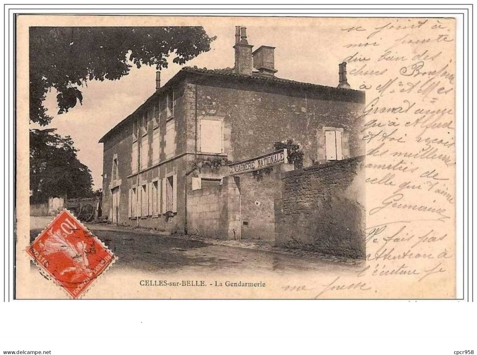 79.CELLES-SUR-BELLE.LA GENDARMERIE - Celles-sur-Belle