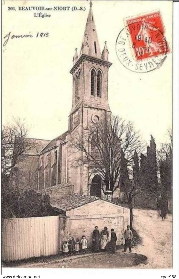 79.BEAUVOIR-SUR-NIORT.L'E GLISE - Beauvoir Sur Niort