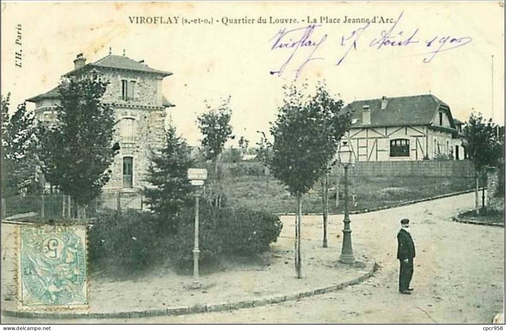 78.VIROFLAY.QUARTIER DU LOUVRE.LA PLACE JEANNE D'ARC - Viroflay