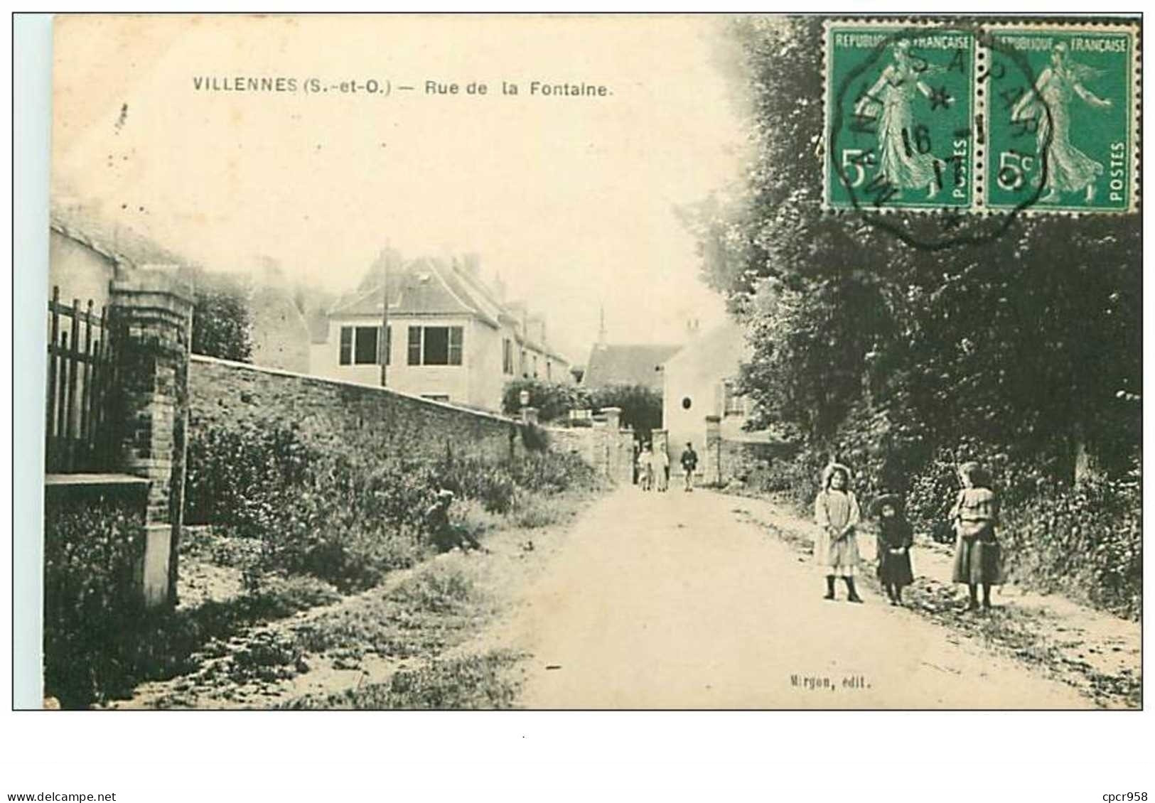 78.VILLENNES.n°6014.RUE DE LA FONTAINE - Villennes-sur-Seine