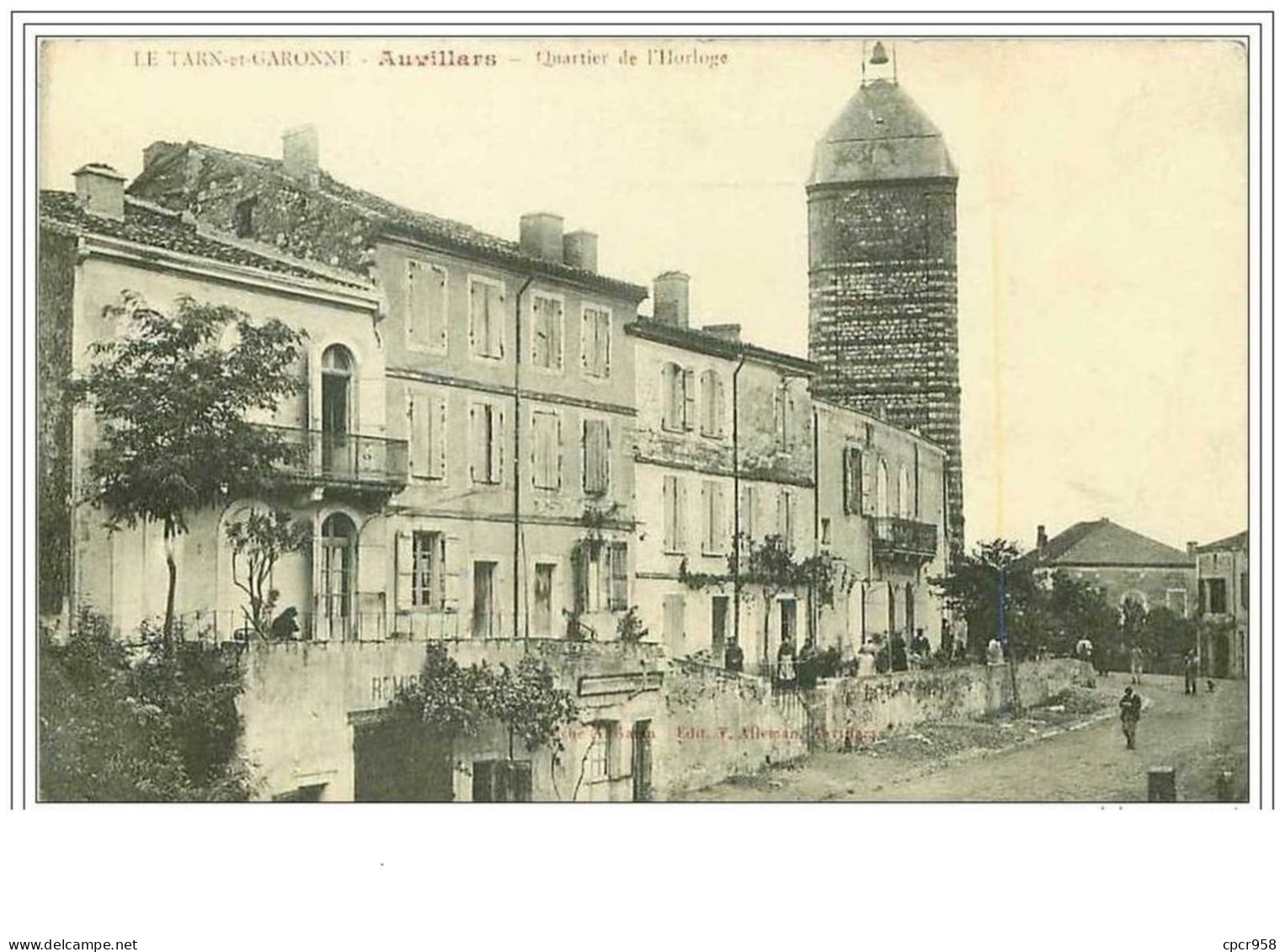 82.AUVILLARS.QUARTIER DE L'HORLOGE - Auvillar