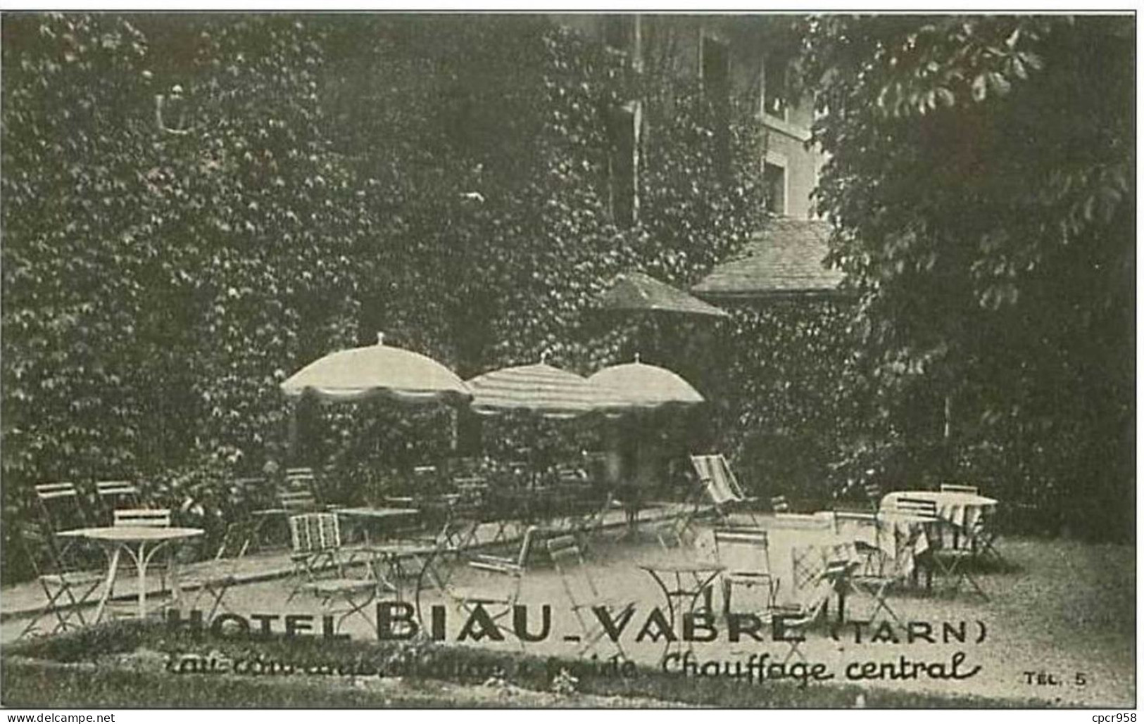 81.VABRE.HOTEL BIAU-VABRE.CP PUB - Vabre