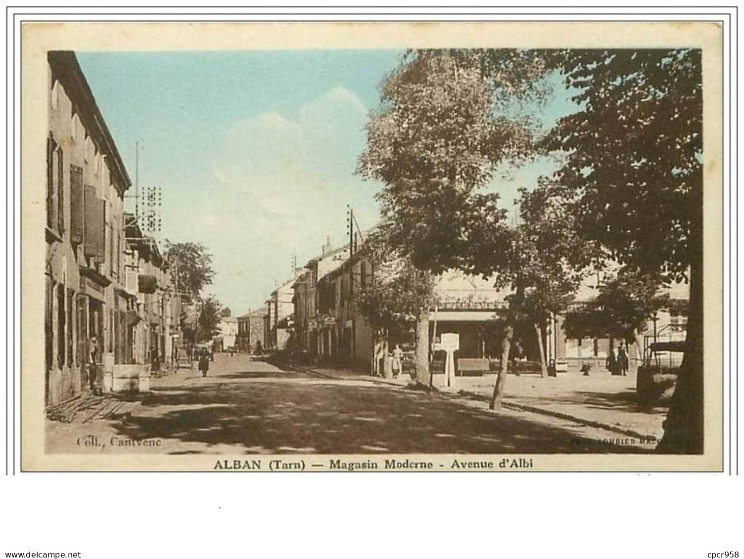 81.ALBAN.MAGASIN MODERNE.AVENUE D'ALBI - Alban