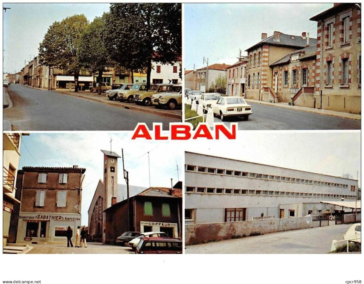 81 . N° 50407 . Alban . Panorama .  Cpsm 10 X 15cm. - Alban