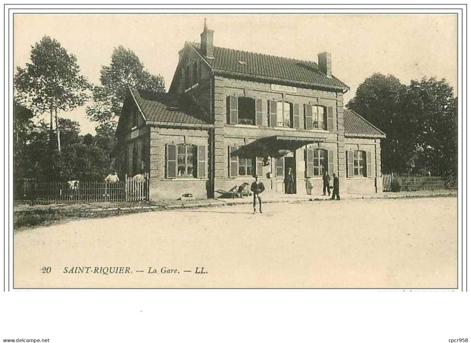 80.SAINT RIQUIER.LA GARE - Saint Riquier