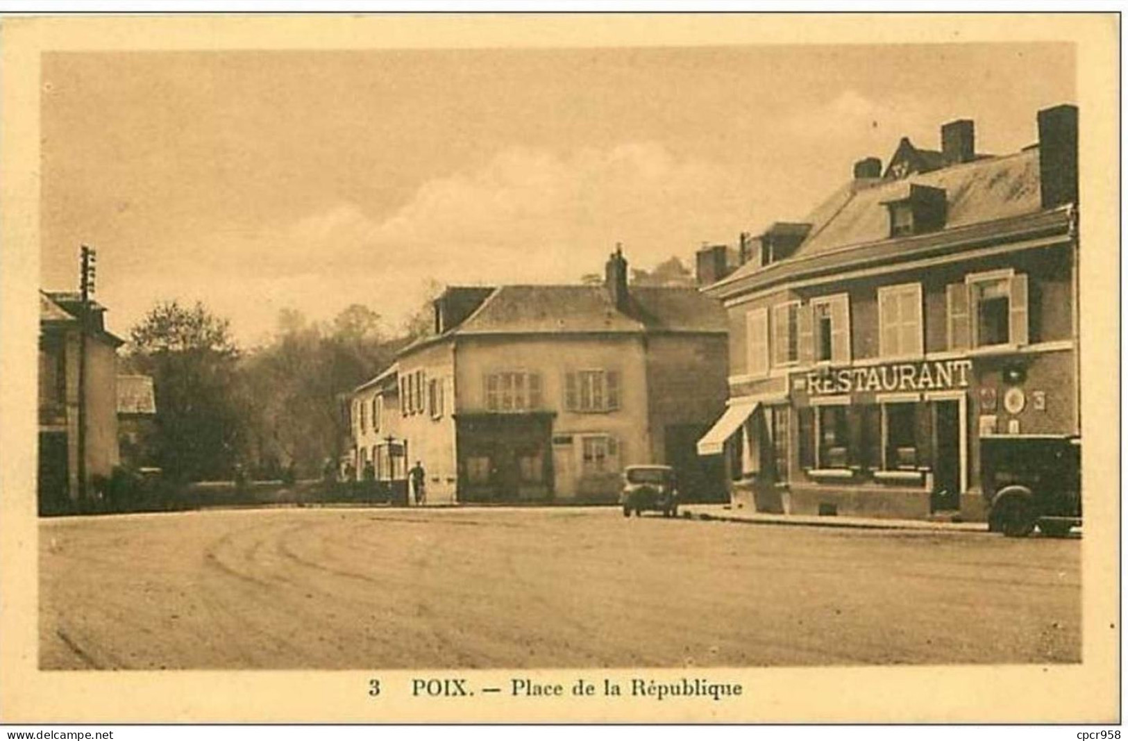 80.POIX.PLACE DE LA REPUBLIQUE - Poix-de-Picardie