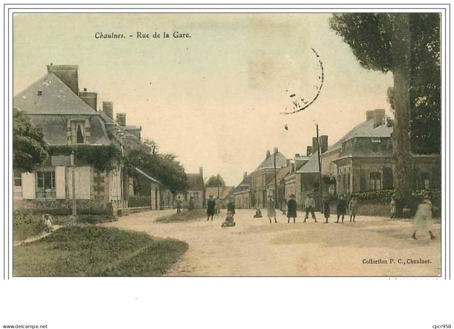 80.CHAULNES.RUE DE LA GARE - Chaulnes