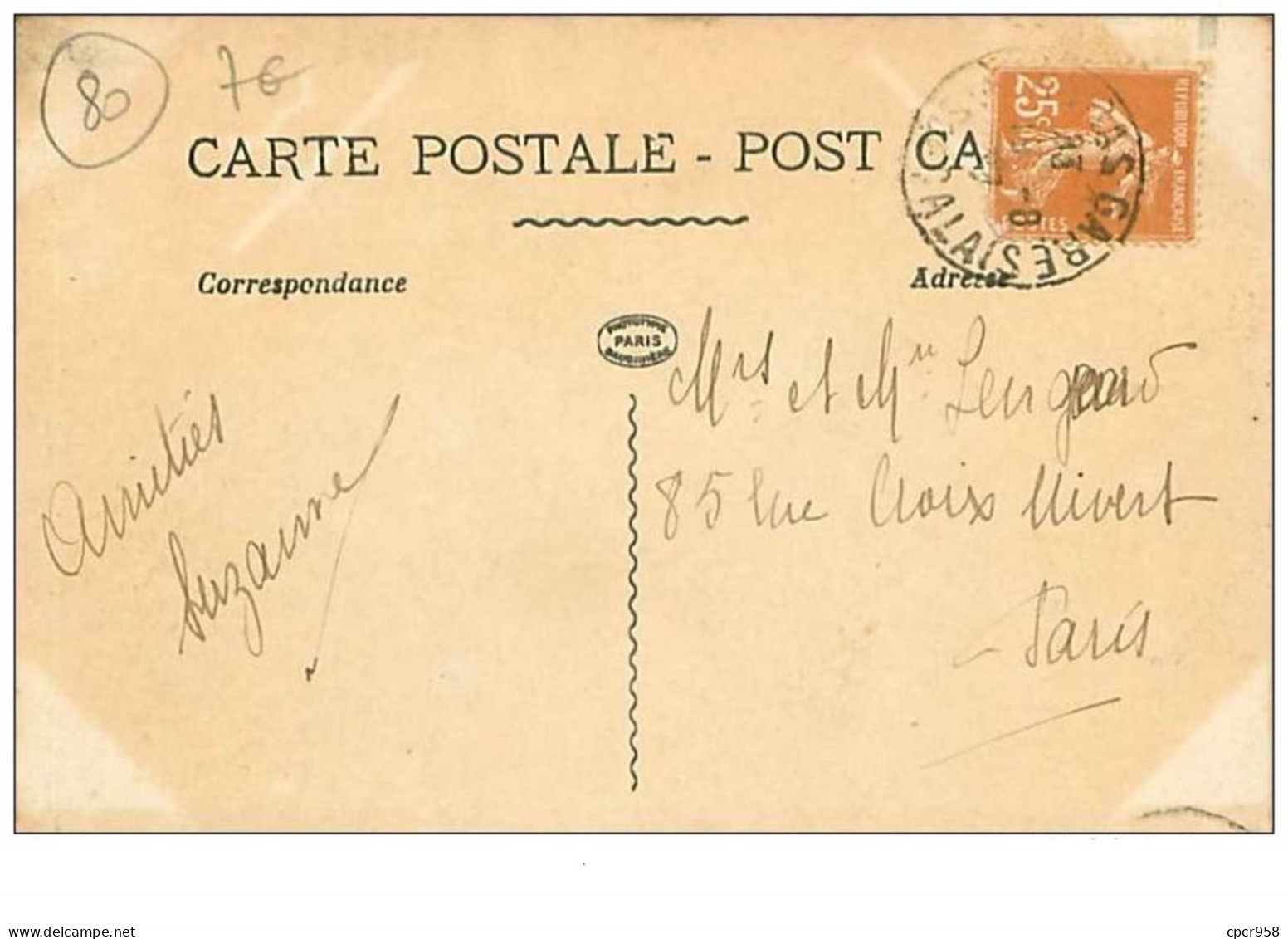 80.BEAUVAL.n°6015.LA POSTE - Beauval