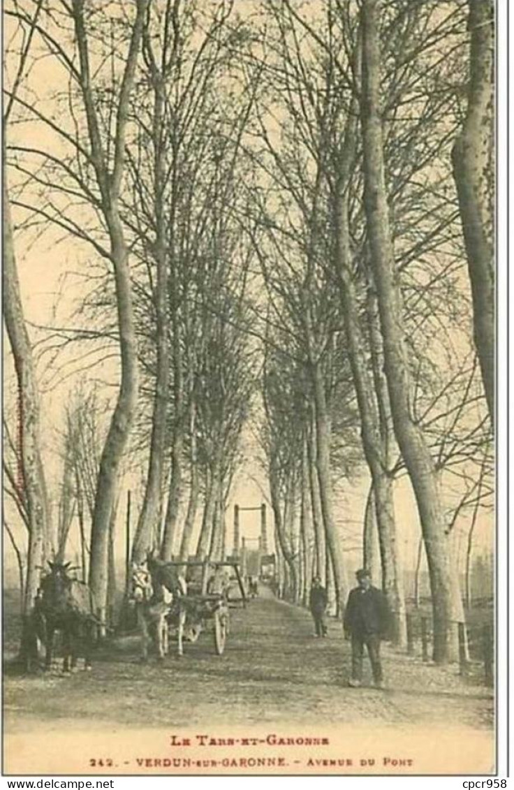 82.VERDUN SUR GARONNE.AVENUE DU PONT - Verdun Sur Garonne