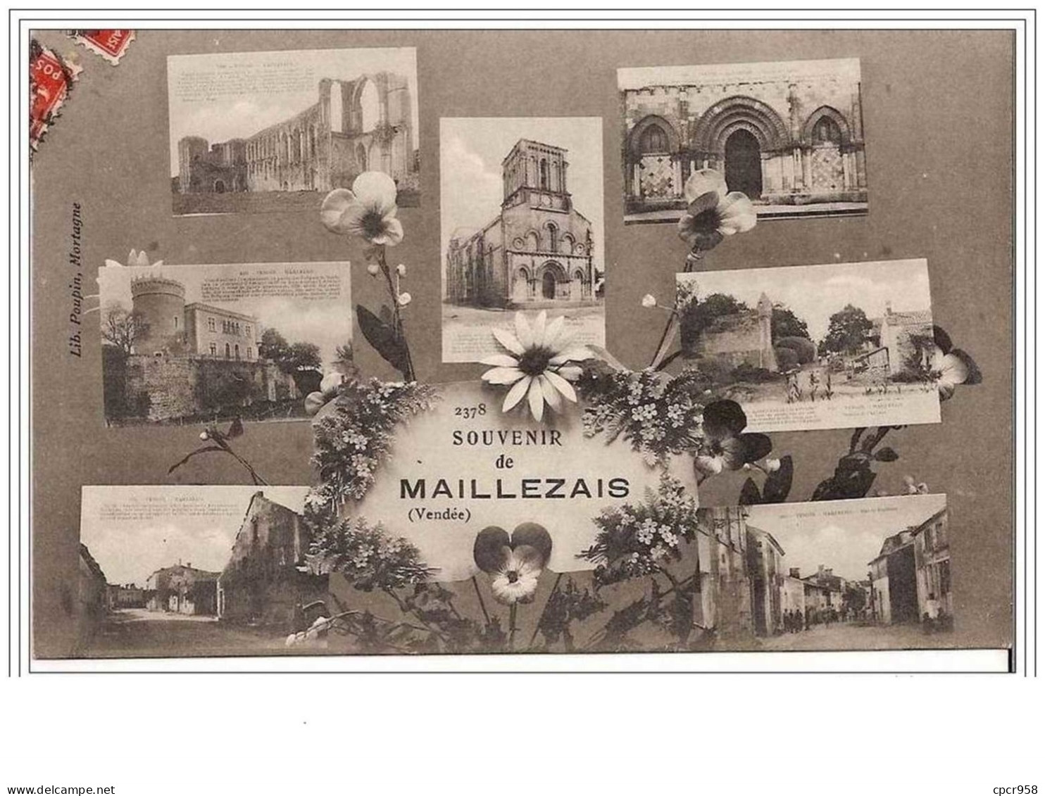 85.MAILLEZAIS.SOUVENIR DE MAILLEZAIS - Maillezais