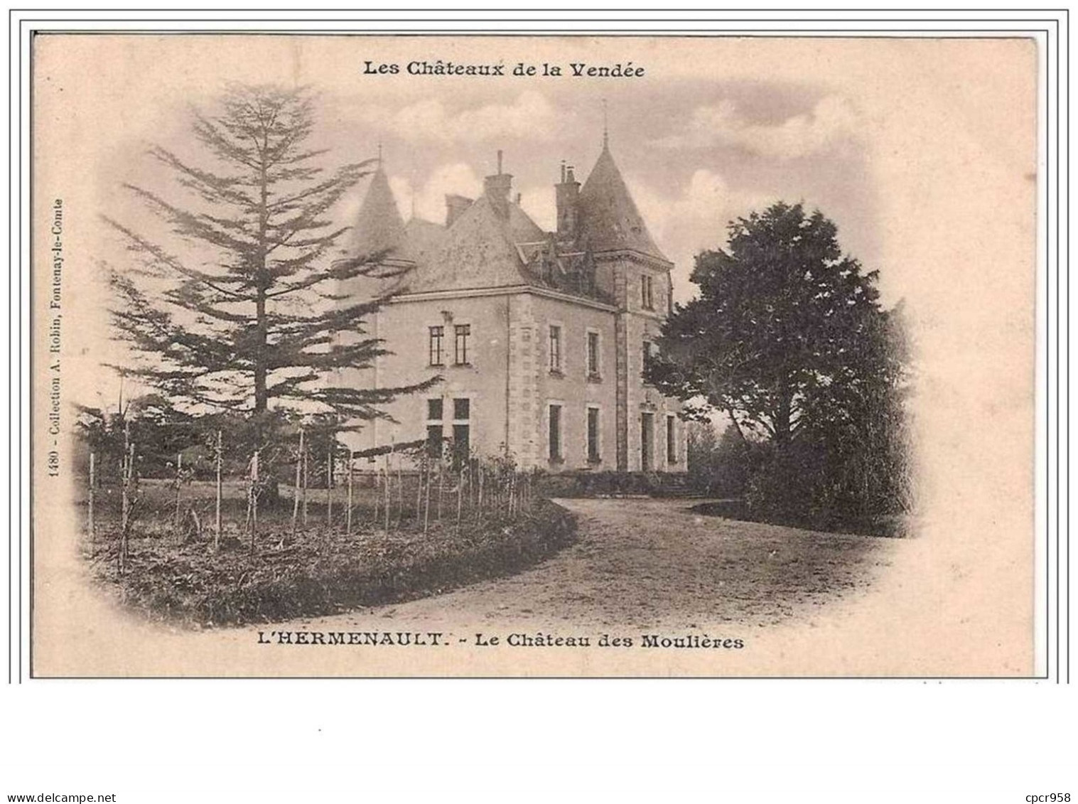 85.L'HERMENAULT.LE CHATEAU DES MOULIERES.LES CHATEAUX DE LA VENDEE - L'Hermenault