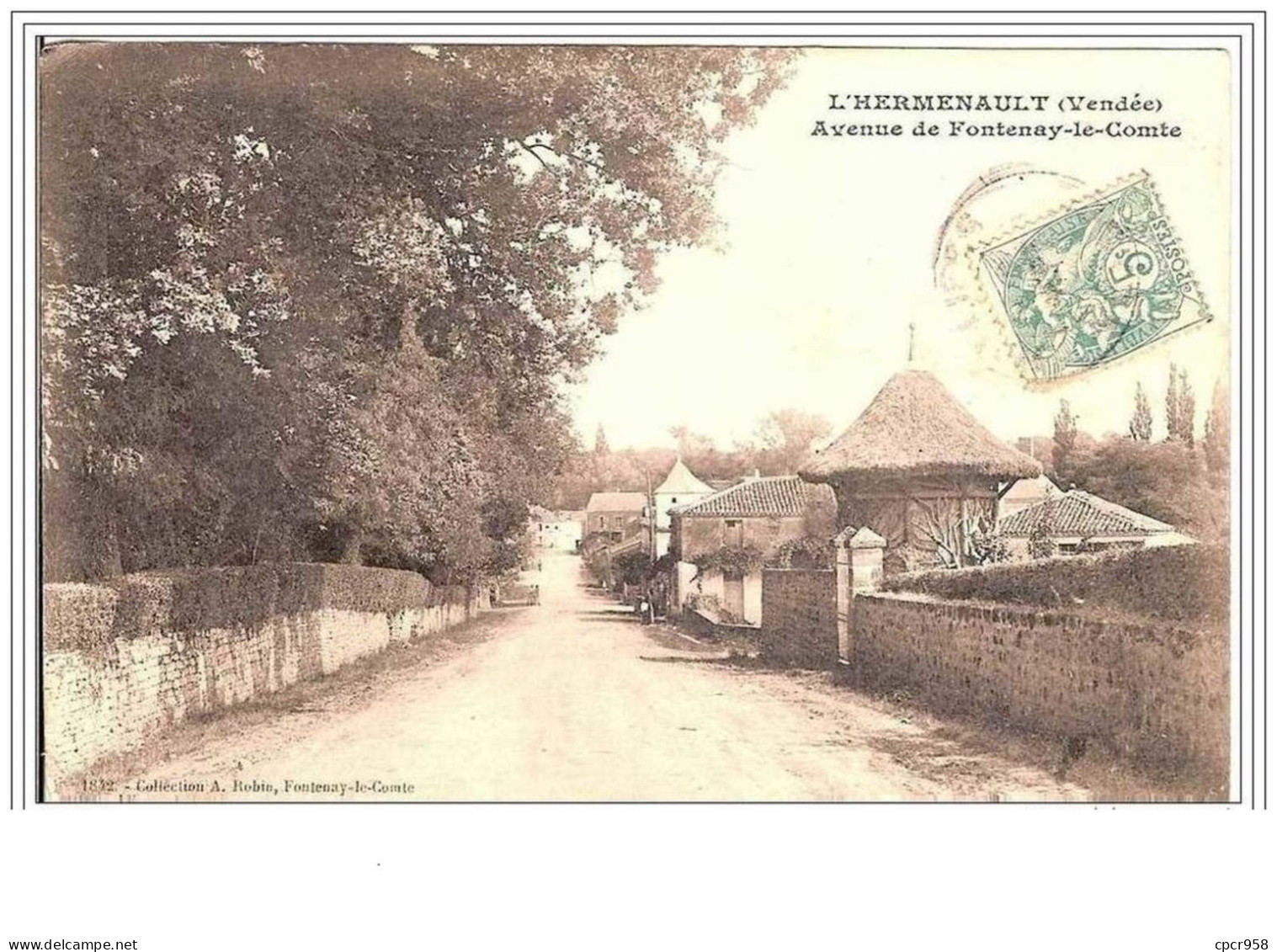 85.L&amp;acute HERMENAULT.AVENUE DE FONTENAY-LE-COMTE - L'Hermenault