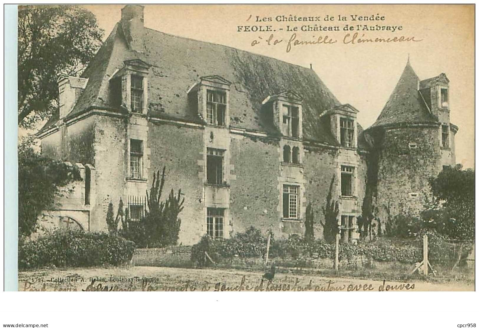 85 .n°39340 . Feole.chateau De L Aubraye - Mouilleron En Pareds