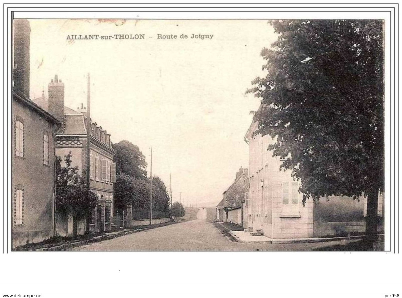 89.AILLANT-SUR-THOLON.ROU TE DE JOIGNY. - Aillant Sur Tholon