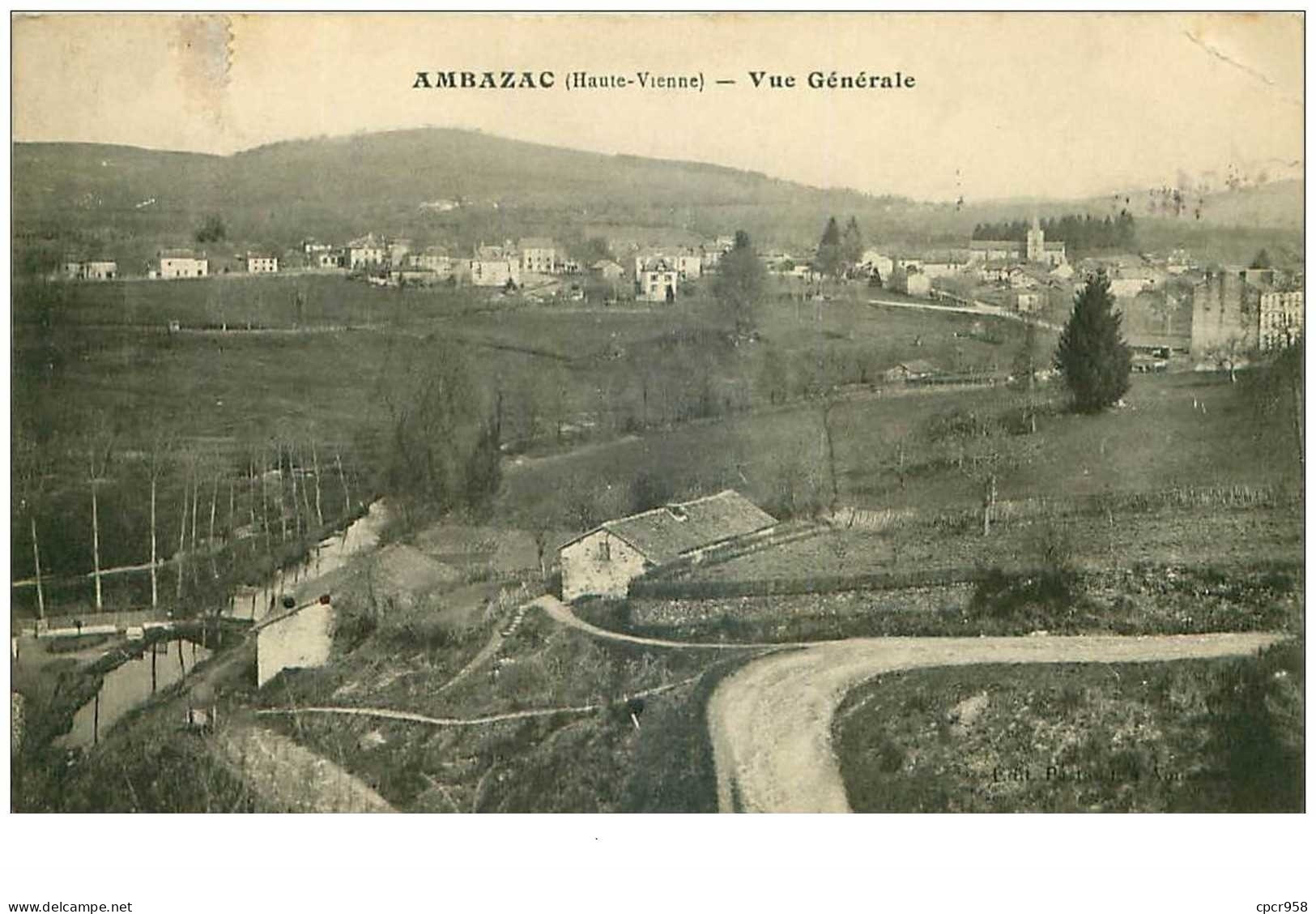 87.AMBAZAC.n°26895.VUE GENERALE - Ambazac