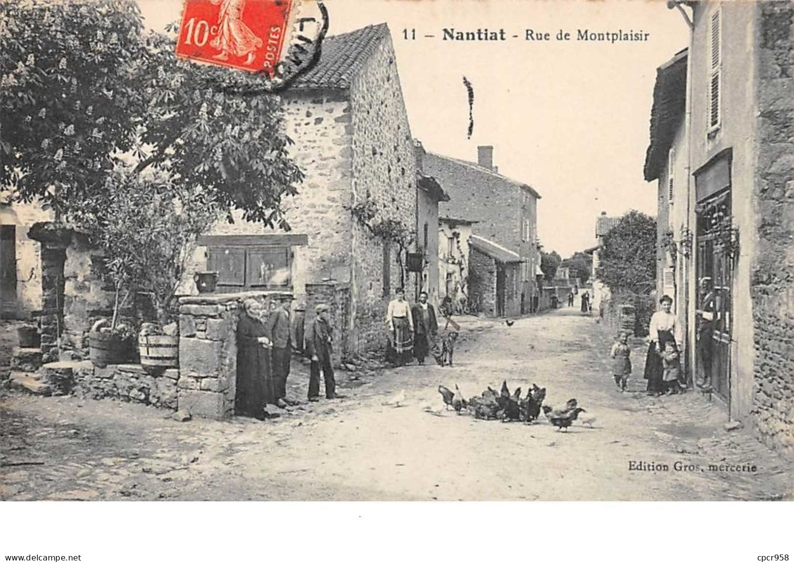 87 . N° 51795 . Nantiat . Rue De Montplaisir - Nantiat