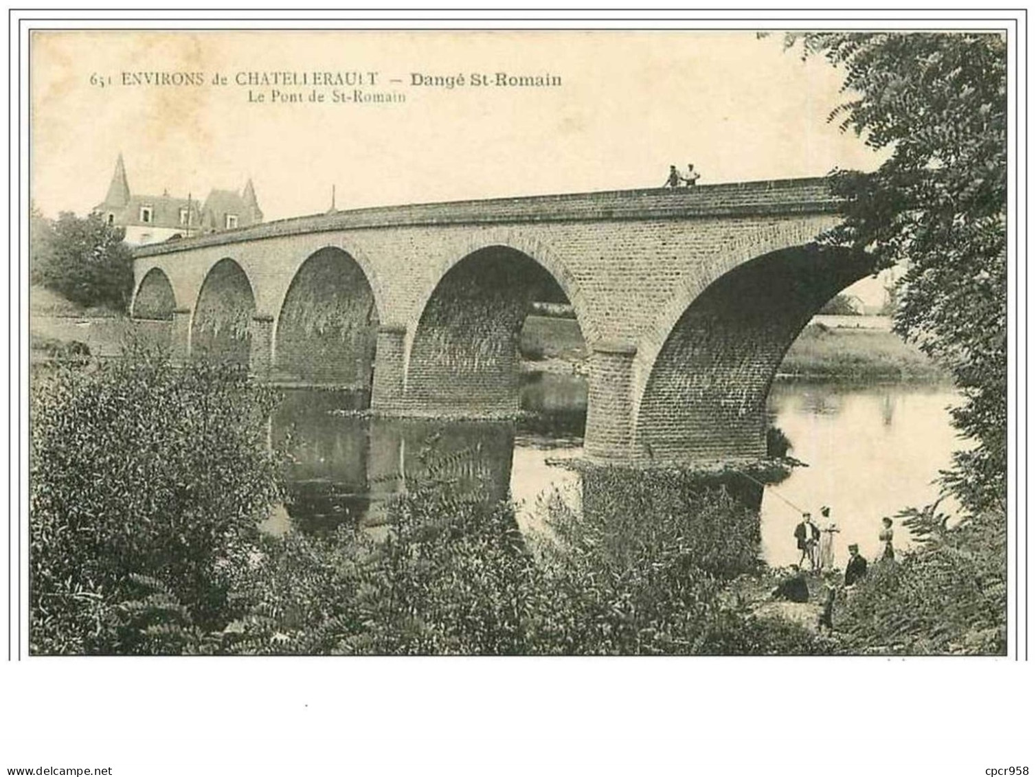 86.DANGE ST ROMAIN.LE PONT DE ST ROMAIN - Dange Saint Romain