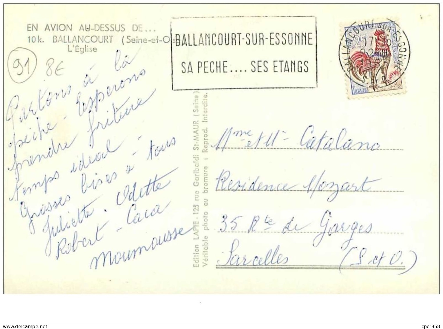 91 . N° 32691. BALLANCOURT L EGLISE - Ballancourt Sur Essonne