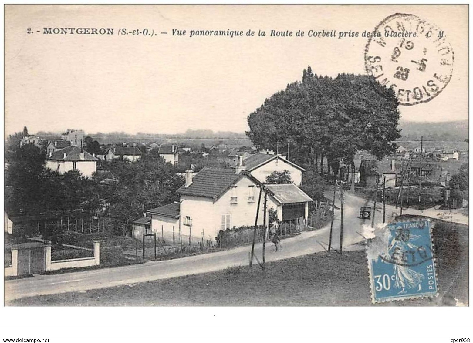 91  . N° 43929 . Montgeron.route De Corbeil - Montgeron