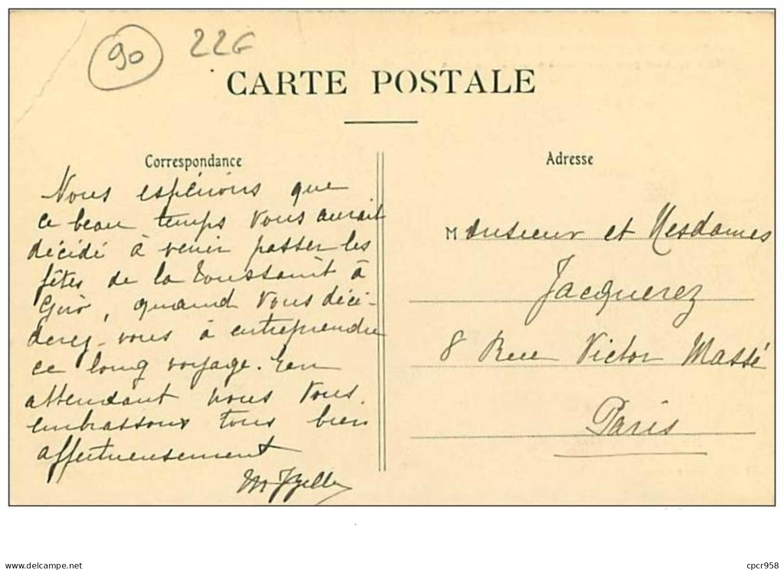 90.GIROMAGNY.n°1547.LE 1er BATAILLON DU 42e DE LIGNE,ESCORTE DU REGIMENT VIENT PRENDRE POSSESSION DE SA NOUVELLE ...PLIE - Giromagny