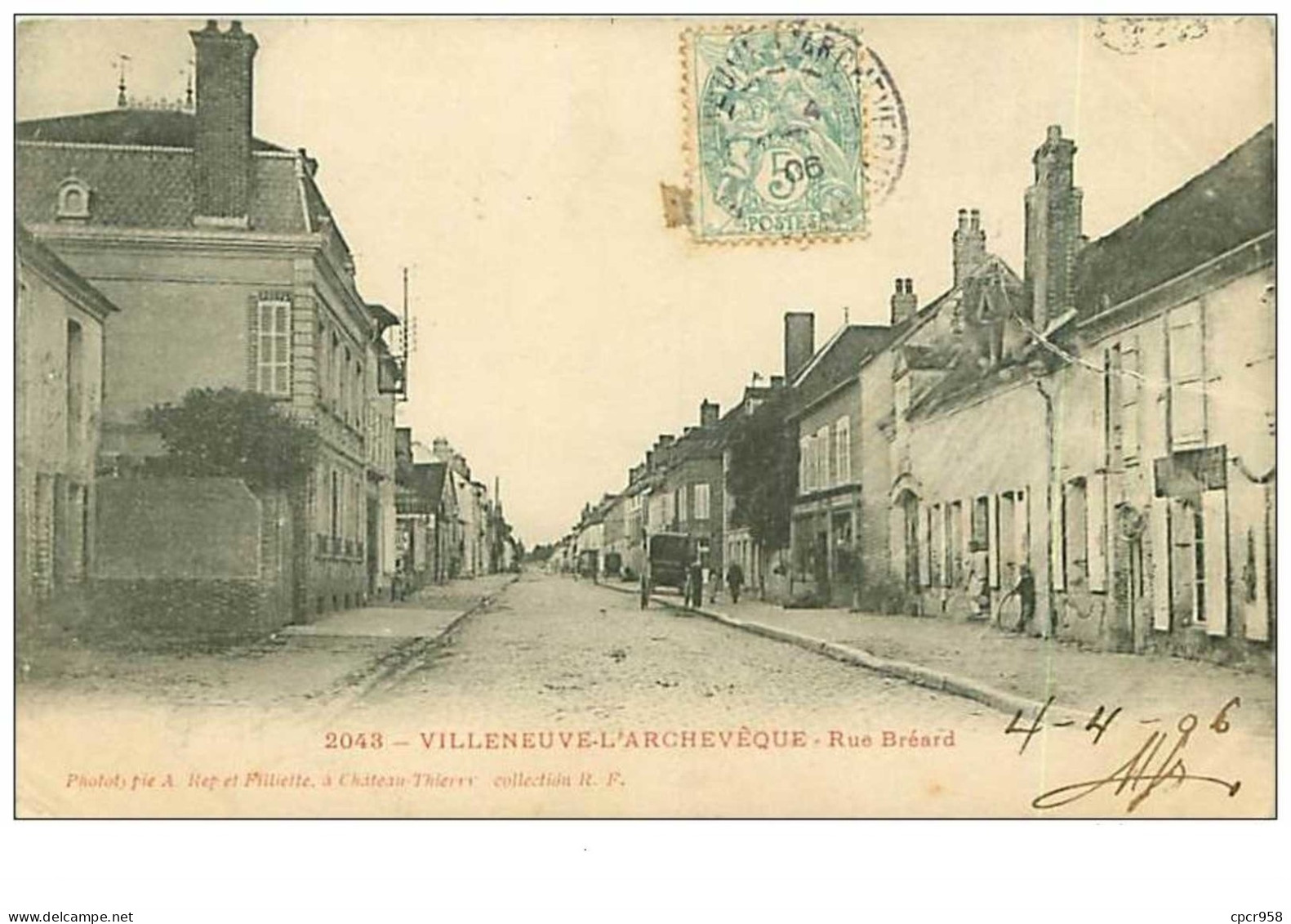 89.VILLENEUVE L'ARCHEVEQUE.n°4682.RUE BREARD - Villeneuve-l'Archevêque